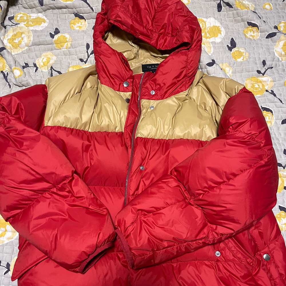 Rag and bone down puffer